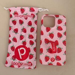 Loopy Case Strawberry Delight Phone Cover IPhone 14 Pro Max